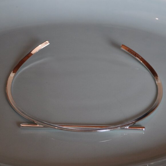 Jenny Bird Trust Collar Silver Tone Necklace. - Picture 2 of 5